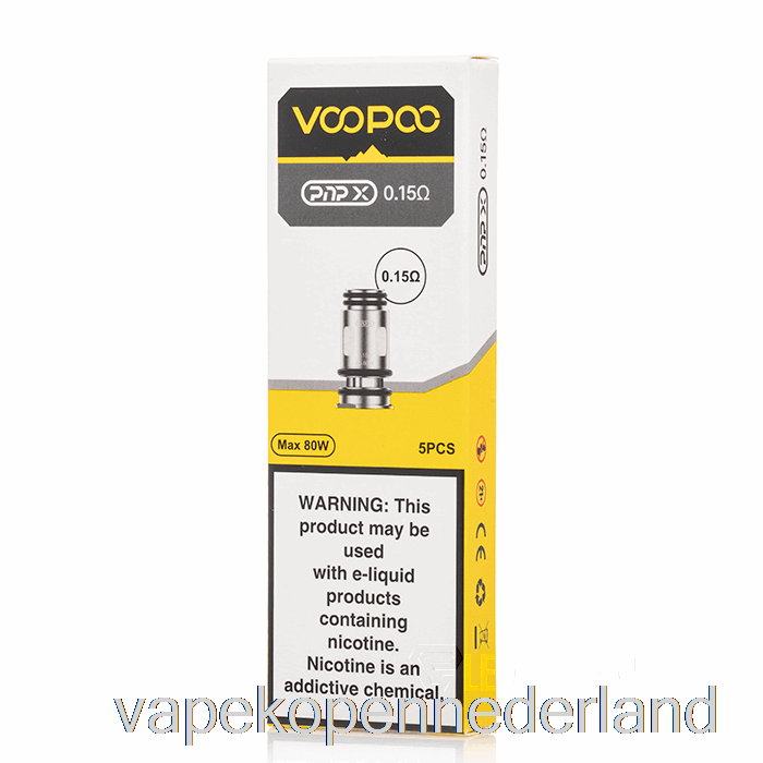 Vape Nederland Voopoo Pnp-x Vervangende Spoelen 0.15ohm Pnp-x Spoelen